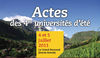 Actes des 4&egrave;mes universit&eacute;s d'&eacute;t&eacute;
