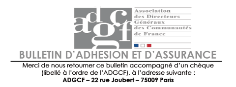 Bulletin d'adh&eacute;sion