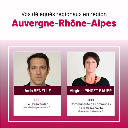 Délégués régionaux - Auvergne Rhône Alpes