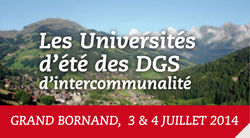 Universités d'Eté 2014 de l'ADGCF