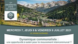 13èmes Universités d'été de l'ADGCF