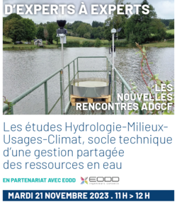 Webinaire - Études Hydrologie-Milieux-Usages-Climat