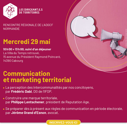 Réunion régionale Normandie - Communication et marketing territorial