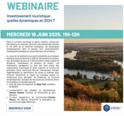Webinaire - Investissement touristique : quelles dynamiques en 2024 ?