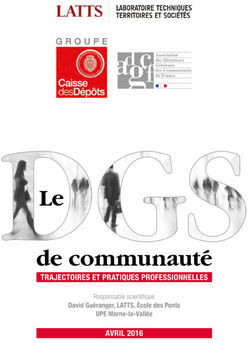 Les DGS d'intercommunalité : une communauté professionnelle " atypique " ?