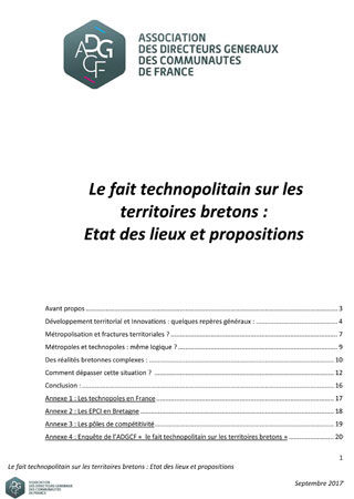 Note sur le rôle de la technopole dans le développement des innovations