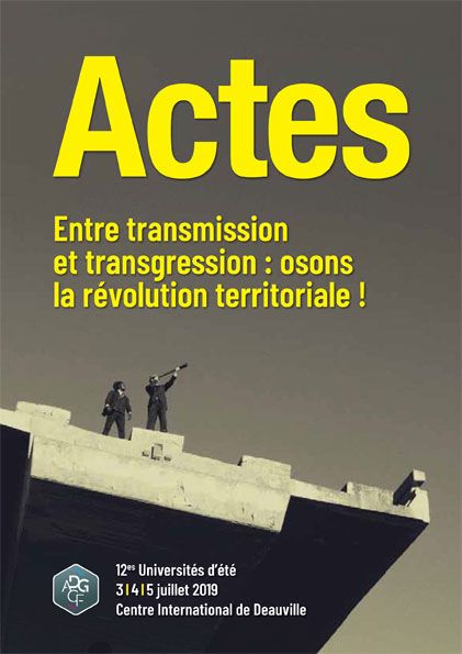 Actes des Universités d'Été 2019