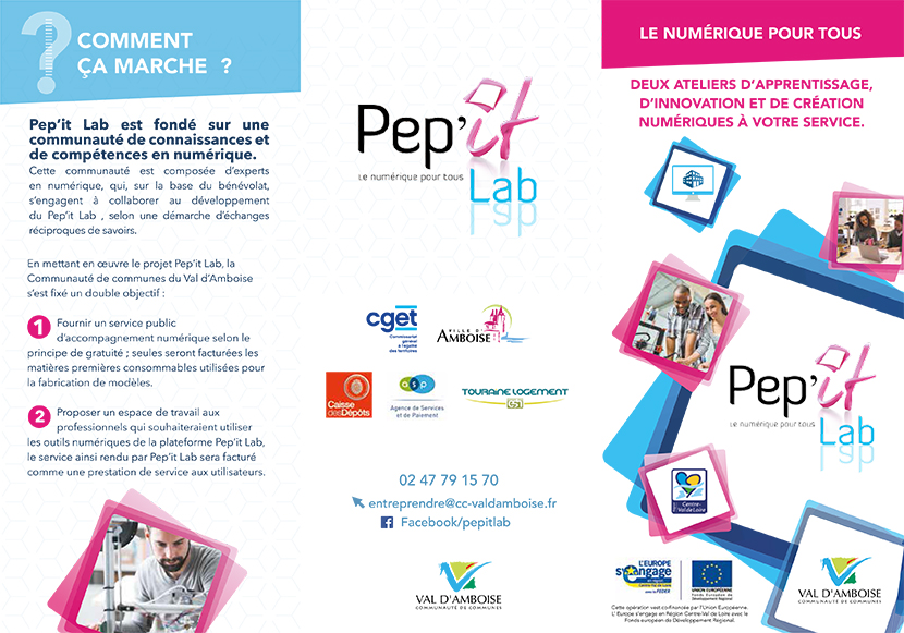 Le Pep'it Lab contribue à la transition numérique du Val d'Amboise (37)