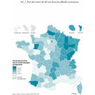 Part des moins de 40 ans dans les effectifs municipaux