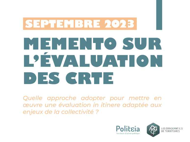 Mémento sur l'évaluation des CRTE