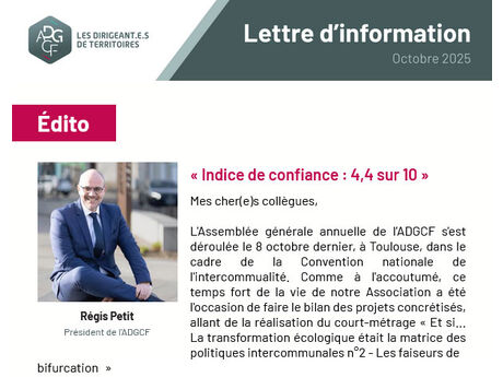 Vient de paraître : la lettre d'information de l'ADGCF