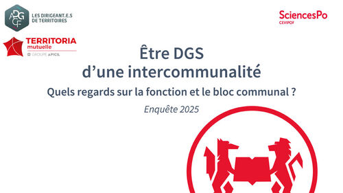 Être DGS d’une intercommunalité : les enseignements d’une enquête inédite