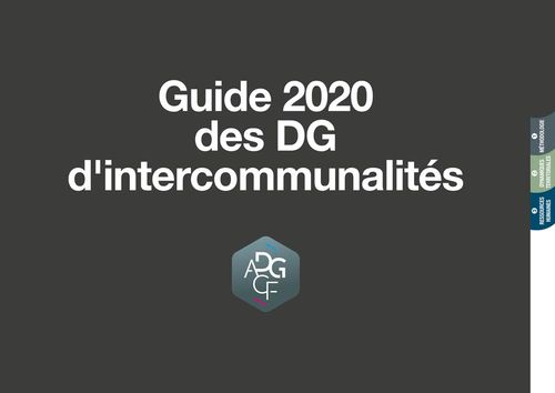 Le guide du DG d'intercommunalités
