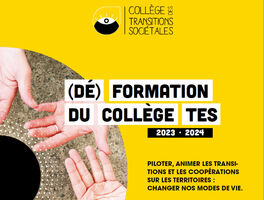 Candidatez au parcours de (dé)formation du Collège des transitions sociétales