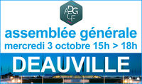 Assemblée Générale de l'ADGCF 3 octobre 2018 à Deauville